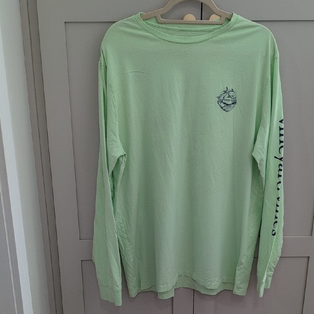 Vineyard Vines Mint Green Long Sleeve Shirt